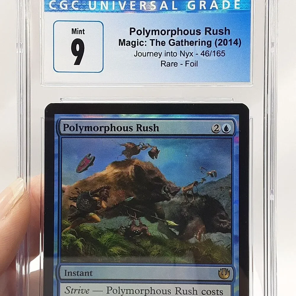 MTG - Journey into Nyx - Polymorphous Rush - Foil - Graded - CGC 9.0
